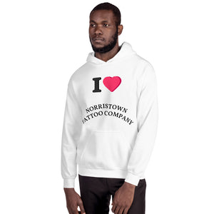 “I LOVE NORRISTOWN TATTOO COMPANY” - Unisex - Hoodie