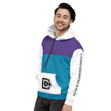 Logo - Paneled Teal / Purple - Unisex - Hoodie