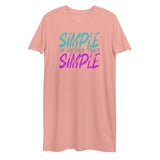 5_167 - Simple is never that simple - Organic cotton t-shirt dress