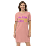 2_76 - I like the night. Without the dark we'd never see the stars - Organic cotton t-shirt dress