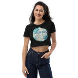 4_130 - Ocean air, salty hair - Organic Crop Top