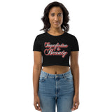 3_292 - Imperfection is beauty - Organic Crop Top