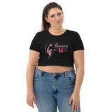 3_297 - Beauty has "u" in it - Organic Crop Top