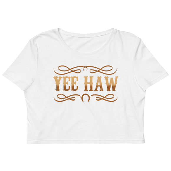 1_71 - Yee haw - Organic Crop Top