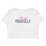 5_125 - Accept yourself - Organic Crop Top