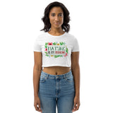 7_143 - Nature is my medicine - Organic Crop Top