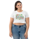 7_143 - Nature is my medicine - Organic Crop Top