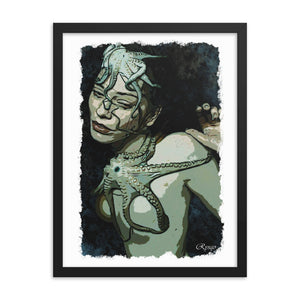 “Sunken Succubus” - Framed photo paper poster