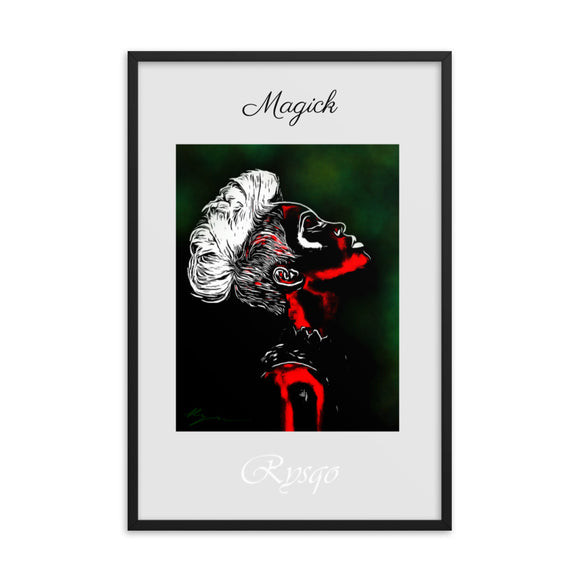 “Magick” - Framed photo paper poster