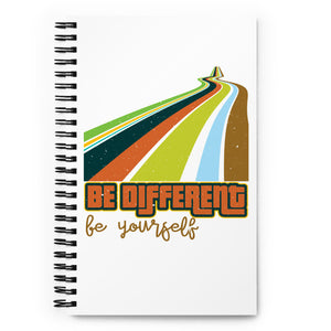 4_21 - Be different, be yourself - Spiral notebook