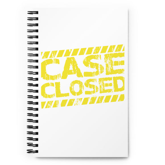 1_69 - Case closed - Spiral notebook