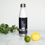 10 - "Cheers to freedom" - Stainless Steel Water Bottle