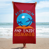 3_183 - Keep calm and enjoy summer - Towel