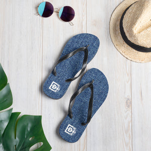 "Denim" - Printed - Flip-Flops