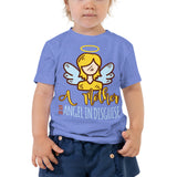 3_256 - A mother is an angel in disguise - Toddler Short Sleeve Tee