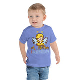 3_256 - A mother is an angel in disguise - Toddler Short Sleeve Tee