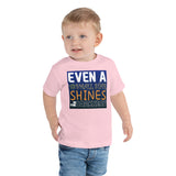 5_294 -Even a small star shines in the darkness - Toddler Short Sleeve Tee