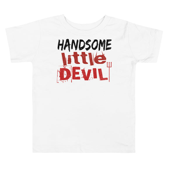 9 - Handsome little devil - Toddler Short Sleeve Tee