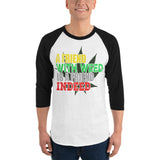 2_135 - A friend with weed is a friend indeed - 3/4 sleeve raglan shirt