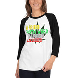 2_135 - A friend with weed is a friend indeed - 3/4 sleeve raglan shirt