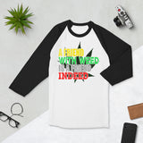 2_135 - A friend with weed is a friend indeed - 3/4 sleeve raglan shirt