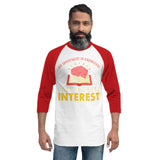 2_53 - An investment in knowledge pays the best interest - 3/4 sleeve raglan shirt