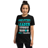 2_238 - Innovation distinguishes between a leader and a follower - Short-Sleeve Unisex T-Shirt