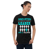 2_238 - Innovation distinguishes between a leader and a follower - Short-Sleeve Unisex T-Shirt