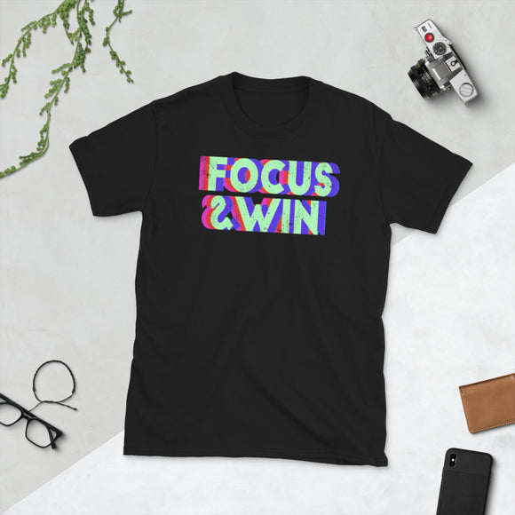 4_134 - Focus and win - Short-Sleeve Unisex T-Shirt