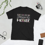 6_2 - Behind every great man there is a mother - Short-Sleeve Unisex T-Shirt