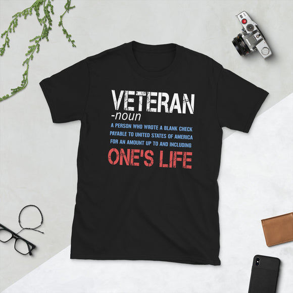 2 - Veteran noun - Short-Sleeve Unisex T-Shirt
