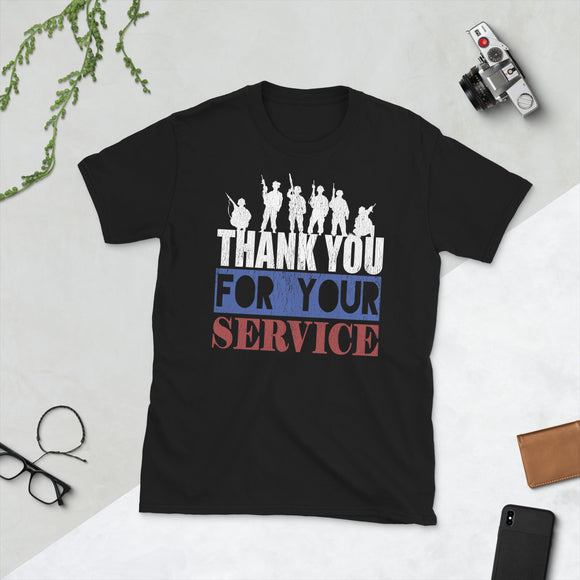 11 - Thank you for your service - Short-Sleeve Unisex T-Shirt