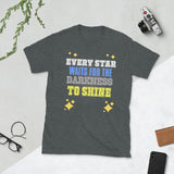 2_80 - Every star waits for the darkness to shine - Short-Sleeve Unisex T-Shirt