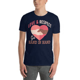 7_53 - Love and respect go hand and hand - Short-Sleeve Unisex T-Shirt