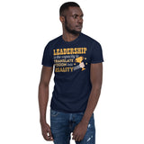 2_241 - Leadership is the capacity to translate vision into reality - Short-Sleeve Unisex T-Shirt