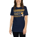 2_241 - Leadership is the capacity to translate vision into reality - Short-Sleeve Unisex T-Shirt