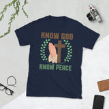 3_186 - Know God, know peace - Short-Sleeve Unisex T-Shirt