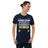 2_80 - Every star waits for the darkness to shine - Short-Sleeve Unisex T-Shirt