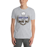 3_78 - Keep calm and bake on - Short-Sleeve Unisex T-Shirt