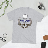 3_78 - Keep calm and bake on - Short-Sleeve Unisex T-Shirt