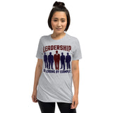 3_299 - Leadership is leading by example - Short-Sleeve Unisex T-Shirt