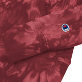 "Logo" - Unisex Champion tie-dye hoodie
