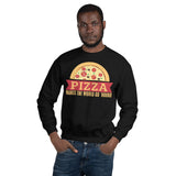 4_119 - Pizza makes the world go round - Unisex Sweatshirt