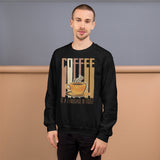 6_34 - Coffee is a language itself - Unisex Sweatshirt