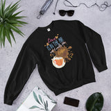 7_41 - Love is in the air and it smells like coffee - Unisex Sweatshirt