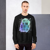 6_55 - Simplicity is the glory of expression - Unisex Sweatshirt