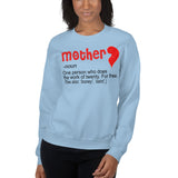 20 - Mother "noun" one person who does the work of twenty, for free - Unisex Sweatshirt