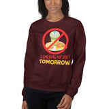 6_167 - Starting my diet tomorrow - Unisex Sweatshirt