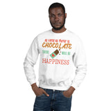 2_212 - As long as there is chocolate, there will be happiness - Unisex Sweatshirt