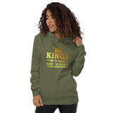 2_156 - Kings fight for empires, madmen for applause - Unisex fashion hoodie